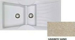 Νεροχύτης 104 x 51 329 Συνθετικός SANITEC GRANITE SAND