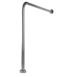 Μπάρα στήριξης γωνιακή 1 INOX 75cm (10 Ατοκες Δόσεις)