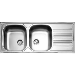 Νεροχύτης Ανοξείδωτος VALLEY 25210-110 ΛΕΙΟ SATIN FORTINOX