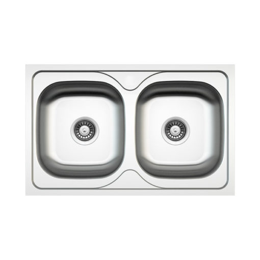 Νεροχύτης Ανοξείδωτος  VALLEY 25200-110 ΛΕΙΟ SATIN FORTINOX