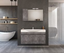 Έπιπλο Μπάνιου 105 SENSO GRANITE Πλήρες Σετ