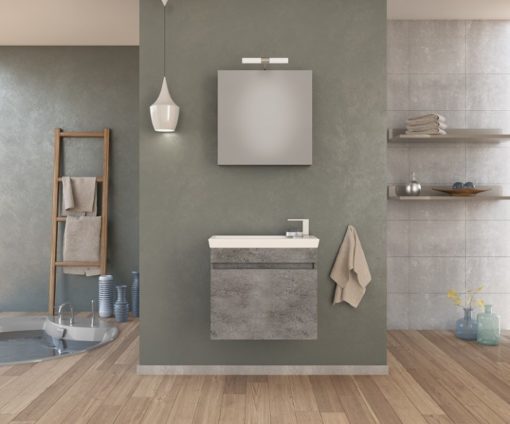Έπιπλο Μπάνιου 60 LUXUS GRANITE Πλήρες Σετ