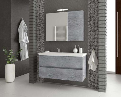 Έπιπλο Μπάνιου 100 LUXUS GRANITE Πλήρες Σετ