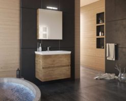 Έπιπλο Μπάνιου 70 LUXUS PL WOOD Πλήρες Σετ