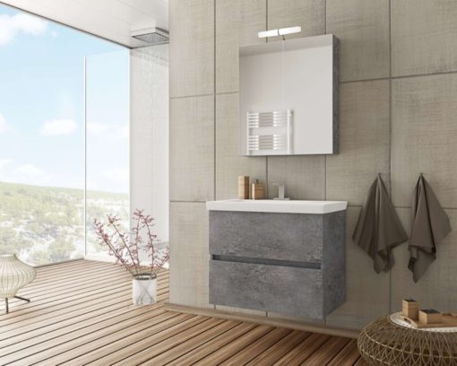 Έπιπλο μπάνιου 70 LUXUS GRANITE Πλήρες Σετ