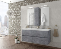 Έπιπλο Μπάνιου 120 LUXUS GRANITE Πλήρες Σετ