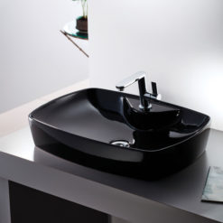Νιπτήρας 60χ44εκ DIAGONAL-SMART black 1634-400 SEREL επιτραπέζιος