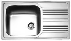 Νεροχύτης Ανοξείδωτος VALLEY 25185-110 ΛΕΙΟ SATIN FORTINOX