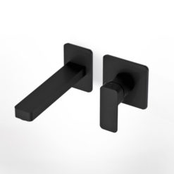 Μπαταρία Νιπτήρος Εντοιχισμού QUADRA BLACK MATT  144904-400 EURORAMA