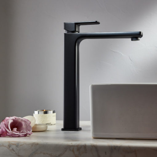 Μπαταρία Νιπτήρος QUADRA BLACK MATT  144309P-400 EURORAMA - Image 3