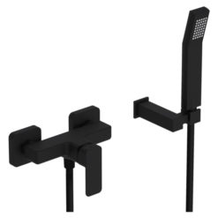 Μπαταρία Ντουζιέρας QUADRA BLACK MATT 144150-400 EURORAMA  Ιταλίας