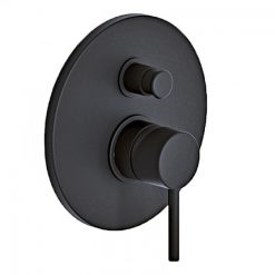 Μίκτης Εντοιχισμού 2 Εξόδων TONDA BLACK MATT 145030-400 EURORAMA  Ιταλίας