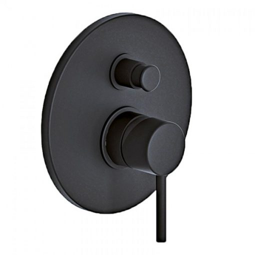 Μίκτης Εντοιχισμού 2 Εξόδων TONDA BLACK MATT 145030-400 EURORAMA  Ιταλίας