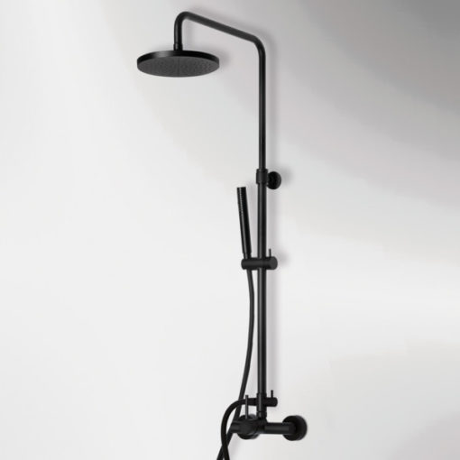 Κολώνα Ντουζ 2 Εξόδων TONDA BLACK MATT 145065-400 EURORAMA  Ιταλίας