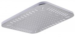 Κώδωνας -Κεφαλή Ντους ABS 20cm 01-02-4001 Ορθογώνια Κεφαλή Ντουζ