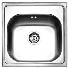 Νεροχύτης Ανοξείδωτος VALLEY 25050-110 ΛΕΙΟ SATIN Ένθετος FORTINOX