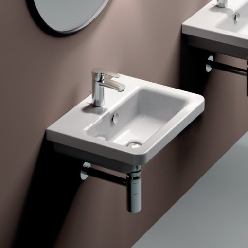 Νιπτήρας 50χ40εκ CITY 45 MCITY83-300 BIANCO CERAMICA - Image 3