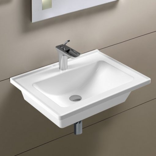Νιπτήρας Επικαθήμενος 60χ46εκ SLIM 3001-300 SEREL - Image 3