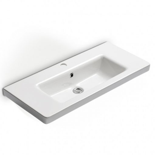 Νιπτήρας 80χ35εκ URBAN 35 35080-300 BIANCO CERAMICA