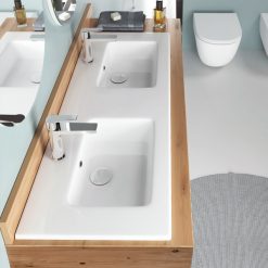 Νιπτήρας Επικαθήμενος 121,6χ46εκ FLAT 36120-300 BIANCO CERAMICA