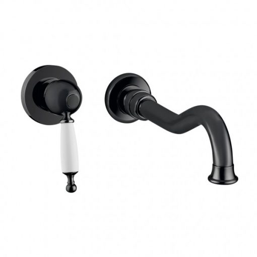 Μπαταρία Νιπτήρος Εντοιχισμού 2 Οπών OXFORD BLACK MATT 6345-400 BUGNATESE