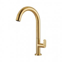 Μπαταρία Νιπτήρος Υψηλή SLIM Brushed Gold 500041-201 ARMANDO VICARIO