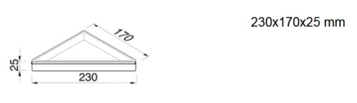 Γωνιακή Εταζέρα FRAME 8803-400 GEESA - Image 3