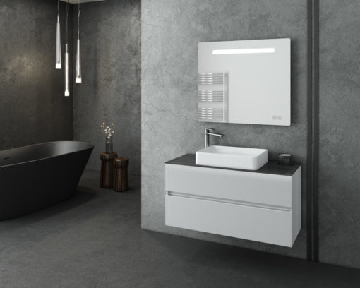 Έπιπλο Μπάνιου LUXUS 100 WHITE TOP-2