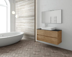 Έπιπλο Μπάνιου LUXUS 100 PL WOOD TOP