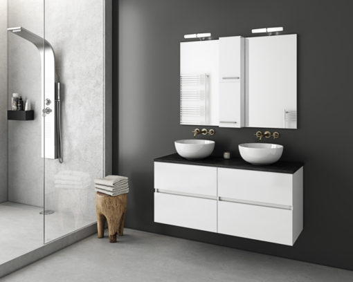 Έπιπλο Μπάνιου LUXUS 120 WHITE TOP