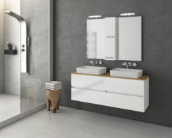 Έπιπλο Μπάνιου LUXUS 140 WHITE
