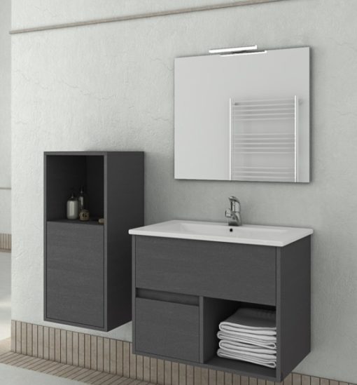 Έπιπλο Μπάνιου SORRENTO 65 GRAPHITE