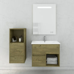 Έπιπλο Μπάνιου SORRENTO 65 NATURAL WOOD-2