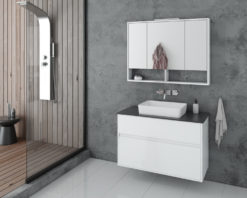 Έπιπλο Μπάνιου INSTINCT 100 WHITE TOP