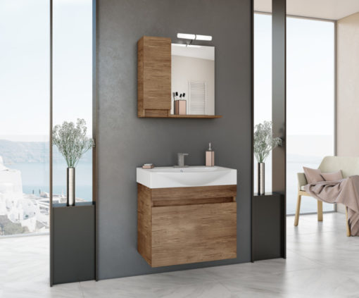 Έπιπλο Μπάνιου SENSO 65 PL WOOD