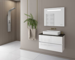 Έπιπλο Μπάνιου LUXUS 80 WHITE TOP - 2