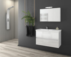 Έπιπλο Μπάνιου LUXUS 85 WHITE