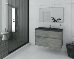 Έπιπλο Μπάνιου INSTINCT 100 SMOKED OAK BL-1