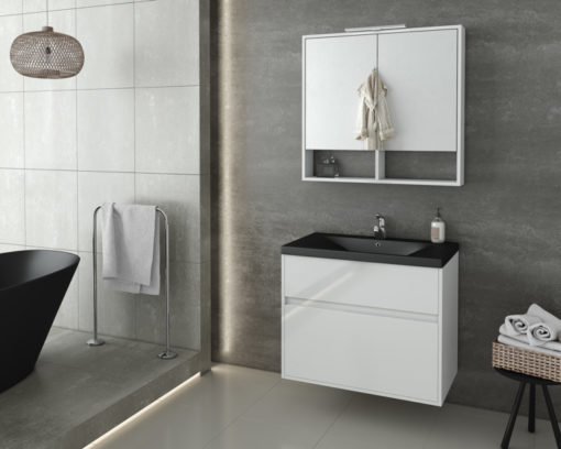 Έπιπλο Μπάνιου INSTINCT 80 WHITE BL