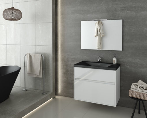 Έπιπλο Μπάνιου INSTINCT 80 WHITE BL-1