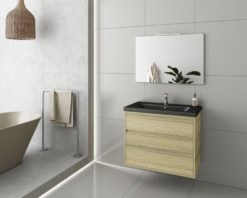 Έπιπλο Μπάνιου INSTINCT 80 NATURAL OAK BL-1