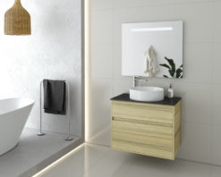 Έπιπλο Μπάνιου INSTINCT 80 NATURAL OAK TOP-2