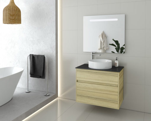 Έπιπλο Μπάνιου INSTINCT 80 NATURAL OAK TOP-2