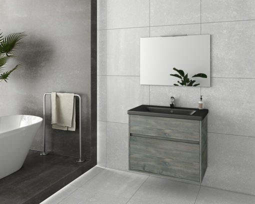 Έπιπλο Μπάνιου INSTINCT 80 SMOKED OAK BL-1