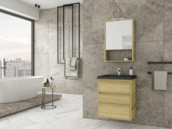 Έπιπλο Μπάνιου INSTINCT 55 NATURAL OAK BL