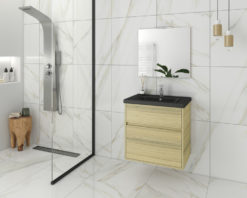 Έπιπλο Μπάνιου INSTINCT 65 NATURAL OAK BL-1