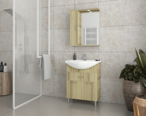 Έπιπλο Μπάνιου RITMO 65 NATURAL OAK