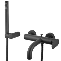 Μπαταρία Λουτρού SLIM BLACK MATT 500100-400 ARMANDO VICARIO