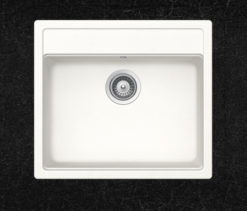 SHOCK CRISTALITE MANHATTAN 30060-1301 SUPERWHITE Νεροχύτης Κουζίνας Γρανίτης 57X51