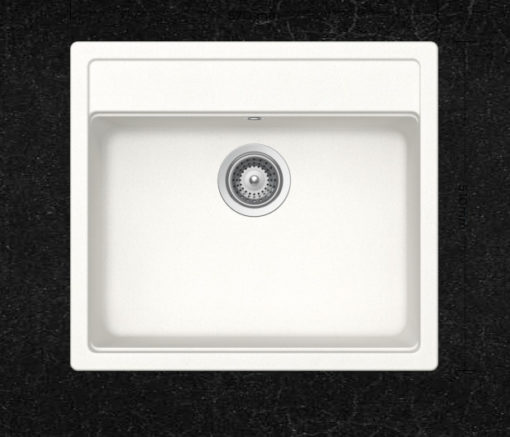 SHOCK CRISTALITE MANHATTAN 30060-1301 SUPERWHITE Νεροχύτης Κουζίνας Γρανίτης 57X51